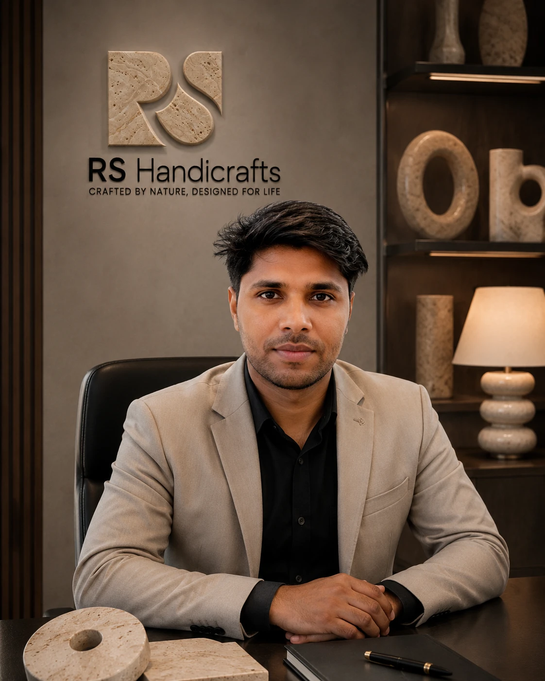 Founder Azharuddin - RS Handicrafts Moradabad