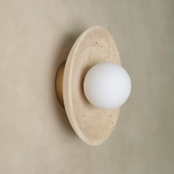 Travertine Marble Wall Sconce Light